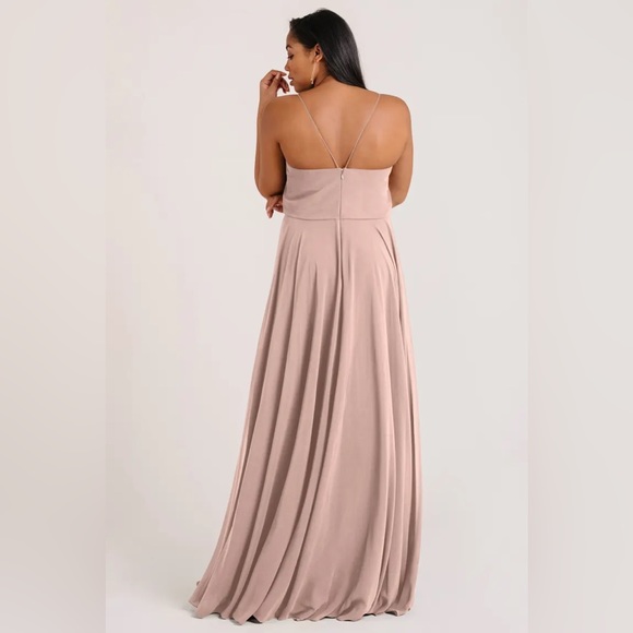 Jenny Yoo Inesse Bridesmaid Dress in Whipped Apricot - Picture 4 of 4